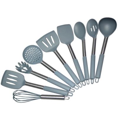China O utensílio de Gray Silicone Spatula Kitchenaid Cookware de 12 partes ajustou-se personalizado à venda