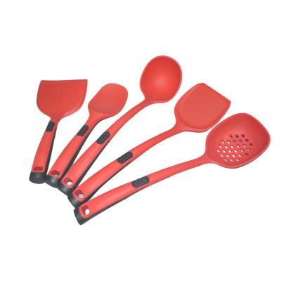 Chine Ensemble écologique d'ustensile de silicone de 5 morceaux de Kitchenaid de spatule viable de silicone à vendre
