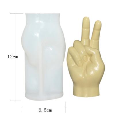 China 6.5*5.5*12Cm Statue Silicone Rubber Candle Molds 130G Custom Plus Size for sale