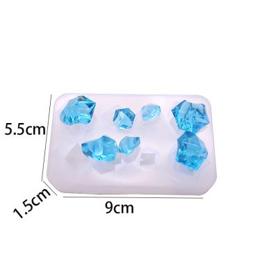 China Customized Silicone Resin Mold Handmade Gem Silicone Tray Molds For Resin Epoxy for sale