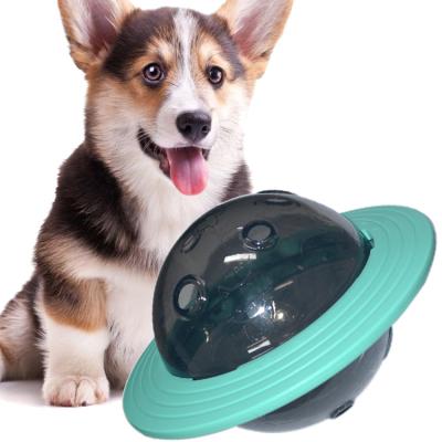 Chine Aliments pour chiens lents de fuite de Silicone Pet Supplies de culbuteur distribuant Toy Ball Customized à vendre