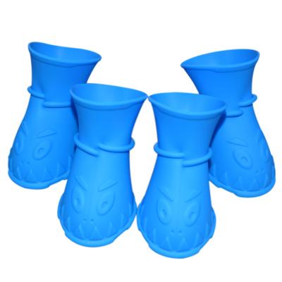 China Customized Shape Silicone Pet Supplies Stocked Sustainable Silicone Dog Shoes for sale