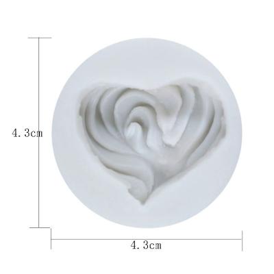 China Ferramentas feitas sob encomenda 3d Rose Flower Shape Fondant Mould da decoração do bolo do tamanho dos utensílios do cozimento do silicone à venda