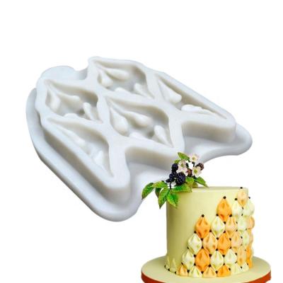 China Os utensílios do cozimento do silicone personalizaram o produto comestível 3d de Diy moldam o bolo que decora moldes do fundente à venda