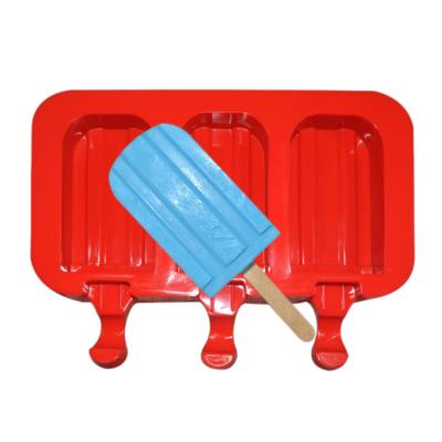 China OEM / ODM Silicone Ice Pop Molds Stocked Custom Popsicle Molds for sale