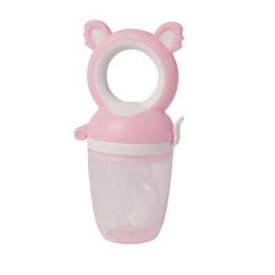 China Tapered Type Baby Silicone Products Eco Friendly Infants Fruit Feeder Pacifier for sale