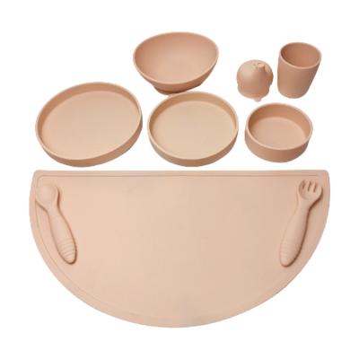 China Lightweight Silicone Baby Feeding Set Carton Box for Infants for sale