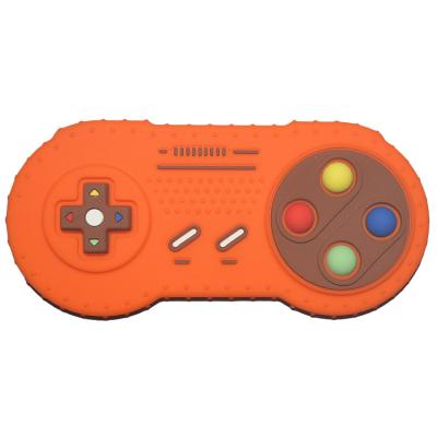 China Remote Tv Controller Gamepad Custom Silicone Teether Toy Shaped For Toddler for sale