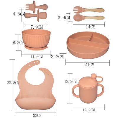 China Food Grade Feeding Sets Silicone Suction Plate Set With Silicone Suction And Spoon for sale