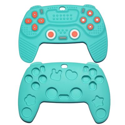 China Chewable Silicone Baby Teether Simulation Game Remote Control Teether for sale