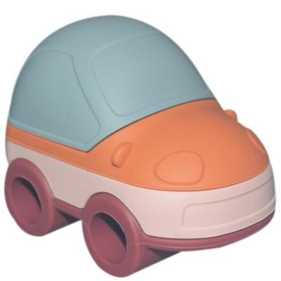 China MHC Montessori Educational Infant Taxi Silicone Stacking Blocks Silicone Stacking Toys Te koop