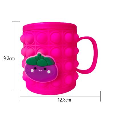 China High Durability Silicone Baby Cups Food Grade Drinking Non Stick Temperature Resistant Te koop