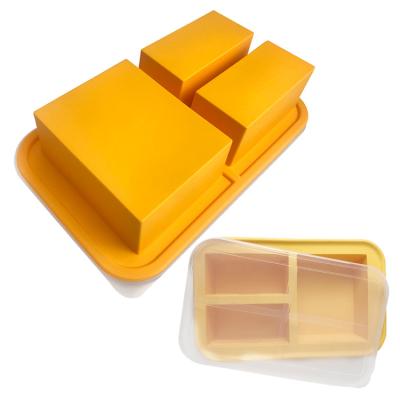 China Easy To Clean Silicone Baby Silicone Baby Food Box With Long Lasting Durability for sale