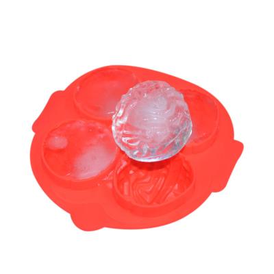 China MHC Flexible FDA Approved Silicone Ice Cube Tray Mold Freezer Safe Cake Tools Moulds for sale