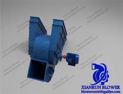 China Induced Draft Double Inlet Blower Fan High Pressure For Dust Exhaust Industry for sale