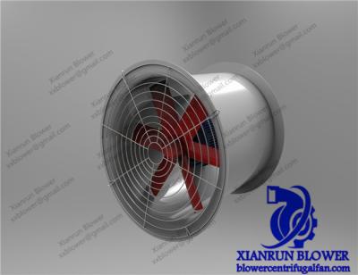 China Ventiladores industriales bifurcados de flujo axial de alta eficiencia de poco ruido en venta