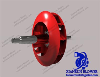 China Cement Plant Centrifugal Blower Impeller 400mm-3500mm Wear Resisting for sale