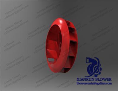 China Steel Centrifugal Fan Accessories Anti Corrosion Backward Curved Impeller for sale