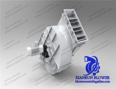 China 220V 380V Industrial Exhaust Fans , Outlet Flange Radial Centrifugal Fan for sale