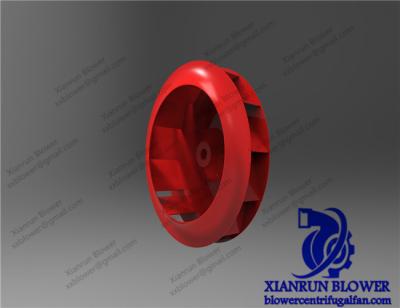 China Wear Resistance Centrifugal Fan Accessories Blade For Chemical Industries for sale