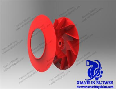 China Wear Resistant Centrifugal Fan Blades Carbon Steel For Cement Plant for sale