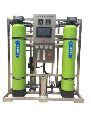 China 500 Ltr Brackish Water RO Plant Filter Small Sea Water Electrolysis Purification for sale