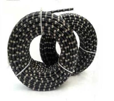China 10.5MM 11MM Granite Cutting Diamond Wire Saw For Cut Concrete for sale