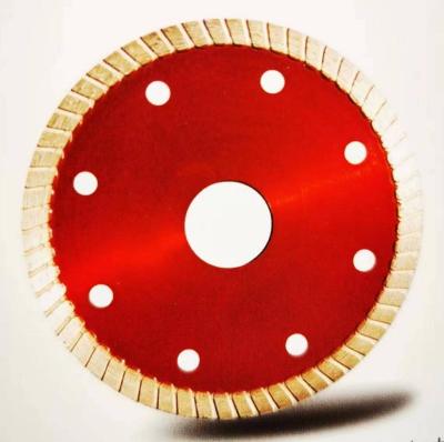 China Super Thin Dry Cutting Turbo Diamond Blade 115mm Porcelain Blade for sale