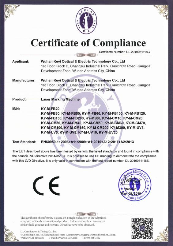 CE - Wuhan Keyi Optic & Electric Technology Co., Ltd