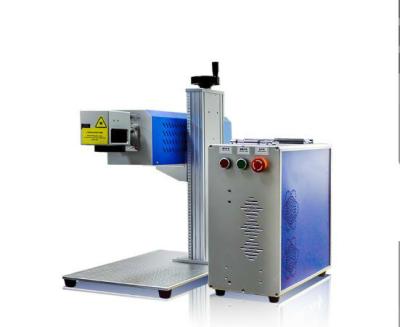China Leather CO2 Laser Marking Machine / Glass Bottle Fiber Laser Marking System for sale