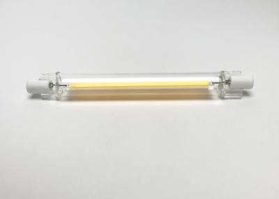 China Full Glass Transparent 118MM 8W 135lm/W 2700K LED R7S BULB for sale