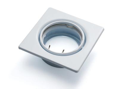 China 82mm  50W Flush Mounted Single Ring Recessed Lighting Trim for sale