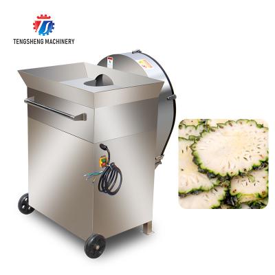 China 1.5KW 150KG Root vegetable cutting machine cutting silk large vegetable cutting machine high yield vegetable cutting for sale