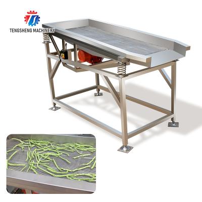 China 0.75KW 380V Commercial Vegetable Vibration Draining Machine for sale
