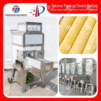 China Máquina industrial de Deseeding del maíz de los SS, descascarando desvainando el equipo de proceso de fruta en venta