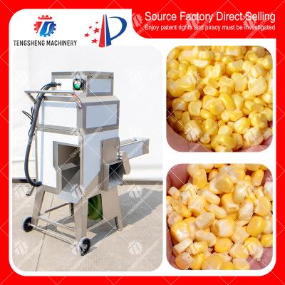 China 2.2KW Corn Thresher Machine Waxy Corn Fresh Corn Shelling Stainless Steel for sale
