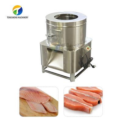 China Tengsheng Vertical Machining Fish Processing Machine Fish Skin Scaling Removing Codfish for sale