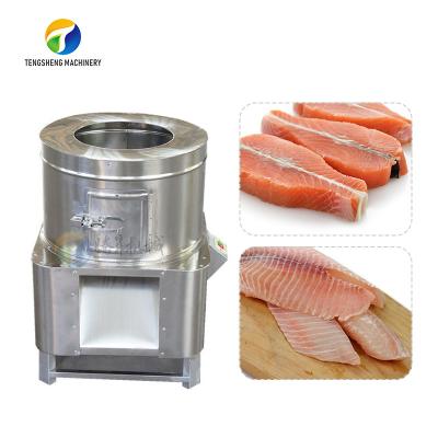 China 1.1KW Automatic Fish Scaler Machine Snapper Fish Vertical Auto Discharge for sale