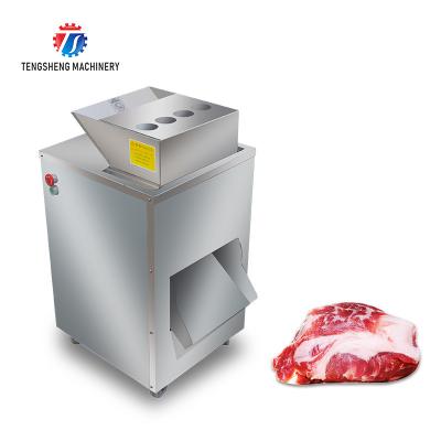China Industrial Automatic Meat Slicer Machine Beef Shredded Diced Food Processor for sale