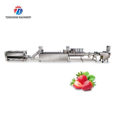 China SS304 Fruit And Vegetable Processing Line For Central Kitchens for sale