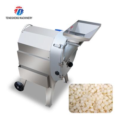 China Rotational Speed Material Outlet Cucumber Slicing Machine Tomato Commercial for sale