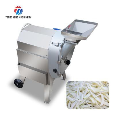 China 1.5KW Uniform Filaments Potato Slicer French Fries Cutter Machine Tubers for sale