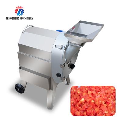 China Stainless Steel Eggplant Slicer Machine , Commercial Onion Dicer Machine for sale