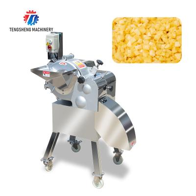 China Banana Composite Vegetable Cuber Machine Commercial Movable Caster for sale