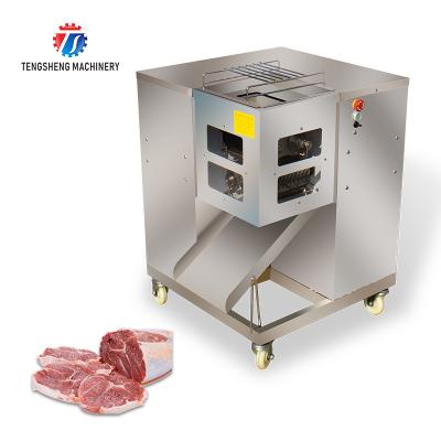 China Commercial Beef Meat Slicer Meat Cube Cutting Machine for sale