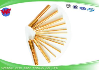 China Durable EDM Threading Electrodes M8 Copper Thread Tapping 70 Mm Total Length for sale