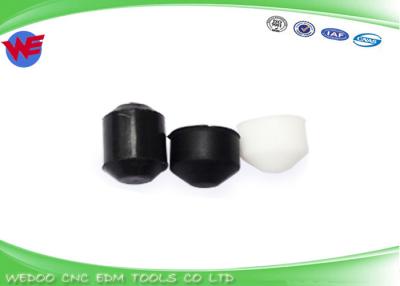 China White / Black EDM Wear Parts Rubber Seal Dia 0.1 - 3.0mm For Drilling Machine for sale