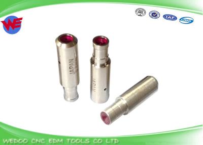 China EDM Z140 1.0 mm Drill Machine Spare Parts Ruby Pipe Guide With 8*6*30mmL Size for sale