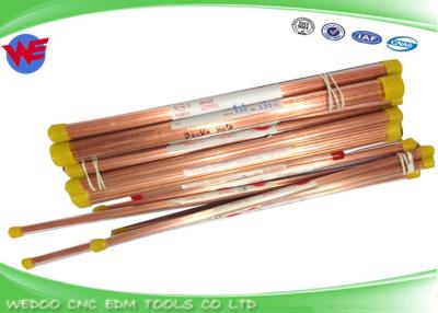 China EDM Copper Electrode Tube 2.0*400mm Multi hole Type For EDM Drill Machine Process for sale