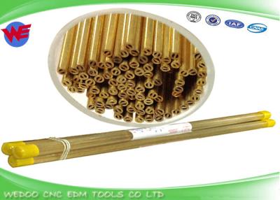 China tipo del agujero del doble de la tubería del cobre de la precisión de 0.5m m para el proceso de la perforadora de EDM en venta